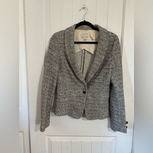 Banana Republic Black and White Short Blazer Size 10